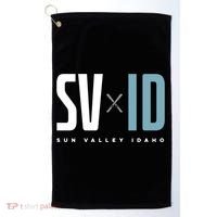 Sun Valley Idaho Graphic Ski Gift Golf Towel thumb 0