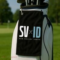 Sun Valley Idaho Graphic Ski Gift Golf Towel thumb 2