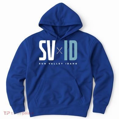 Sun Valley Idaho Graphic Ski Gift Hoodie