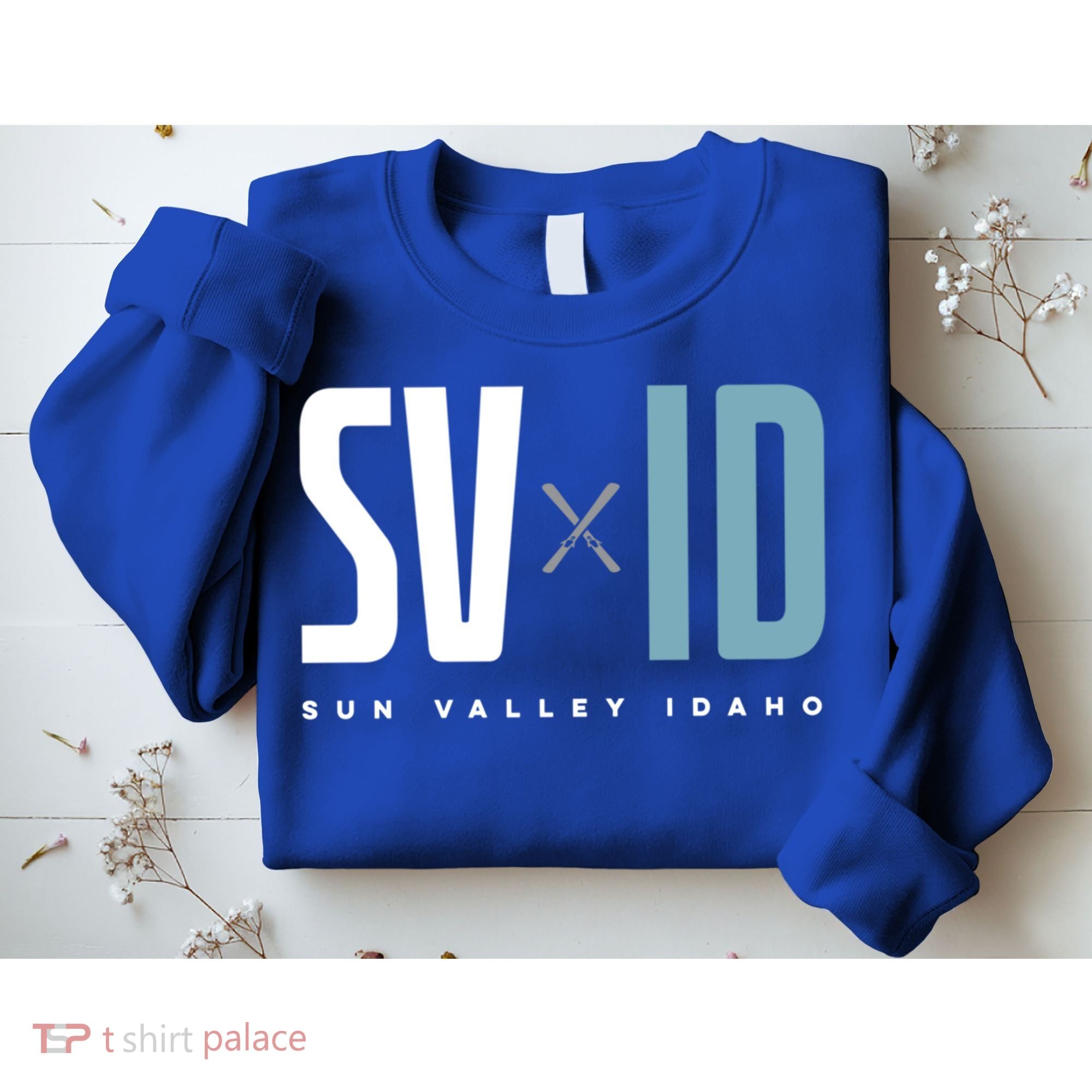 Sun Valley Idaho Graphic Ski Gift Sweatshirt