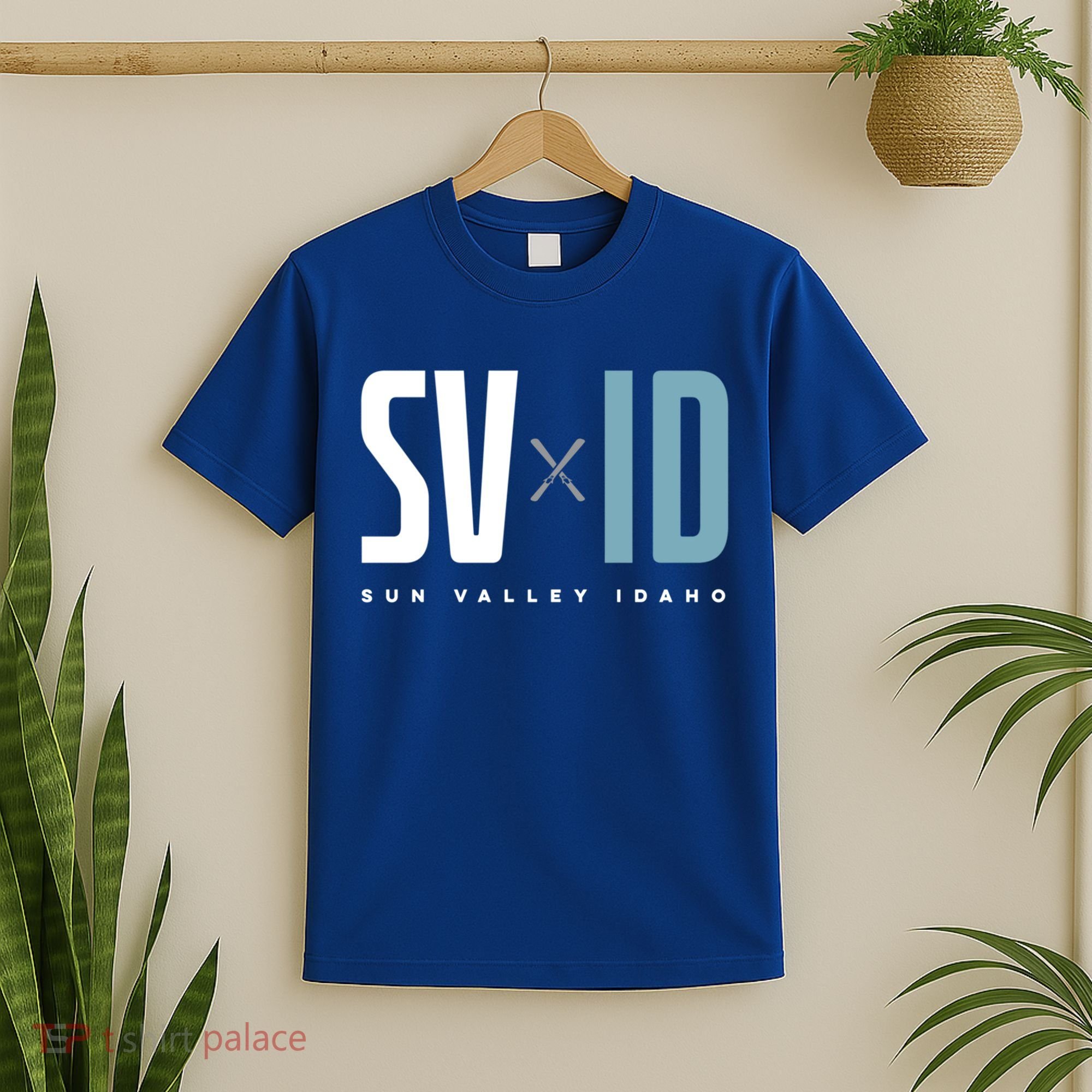 Sun Valley Idaho Graphic Ski Gift T-Shirt