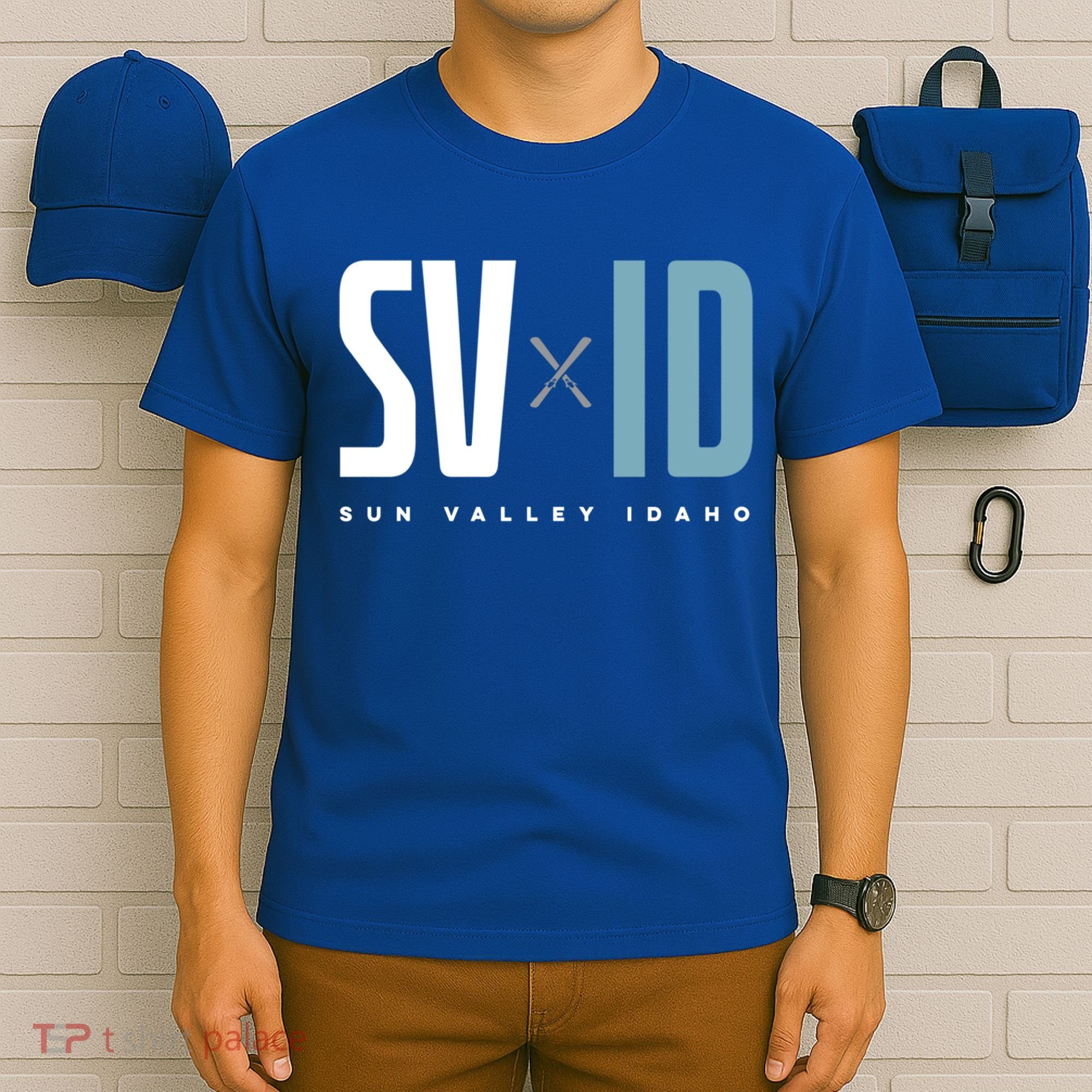 Sun Valley Idaho Graphic Ski Gift T-Shirt
