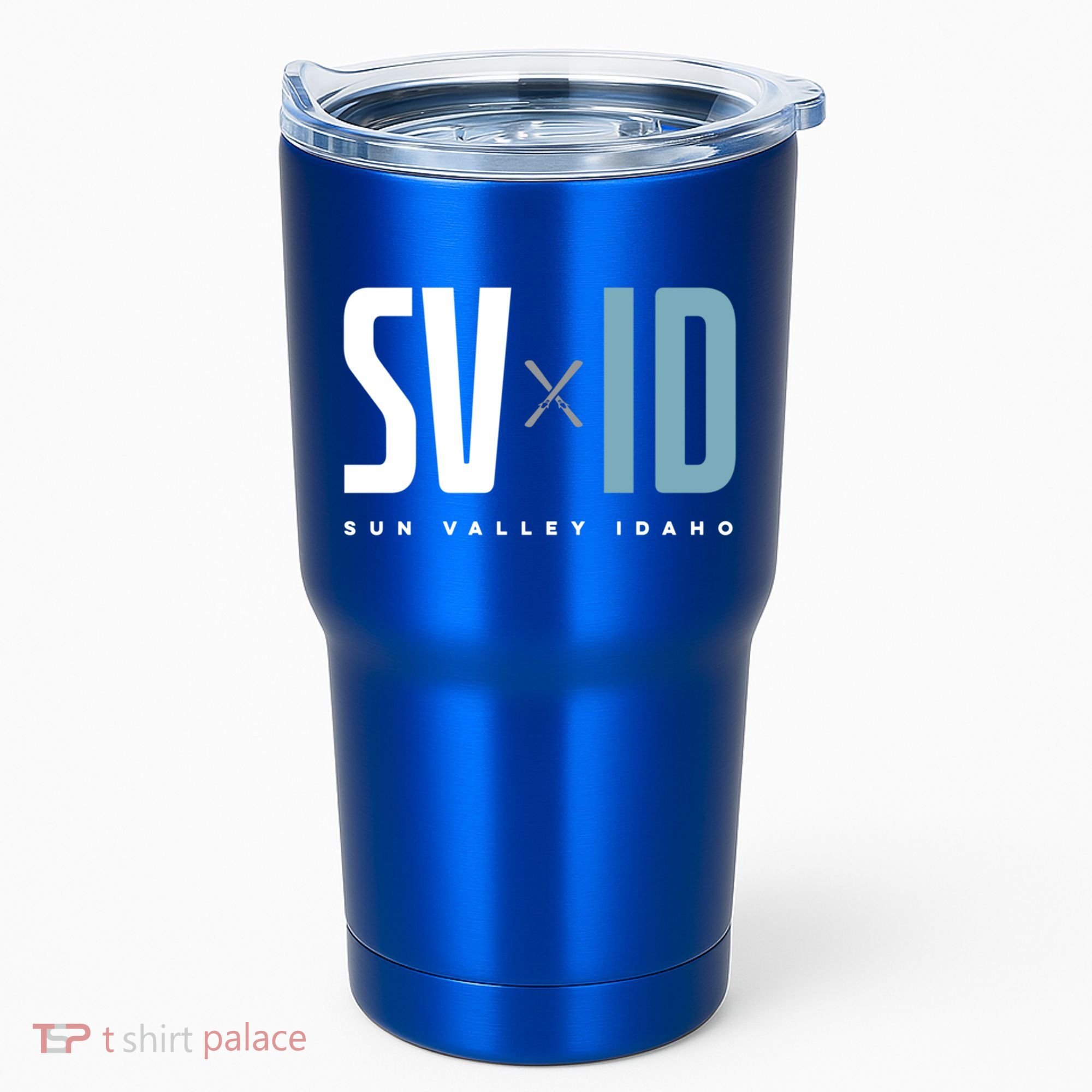Sun Valley Idaho Graphic Ski Gift Tumbler