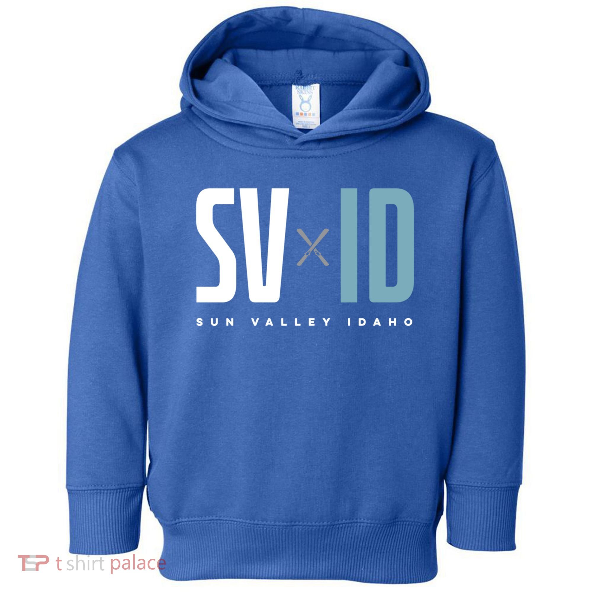 Sun Valley Idaho Graphic Ski Gift Toddler Hoodie