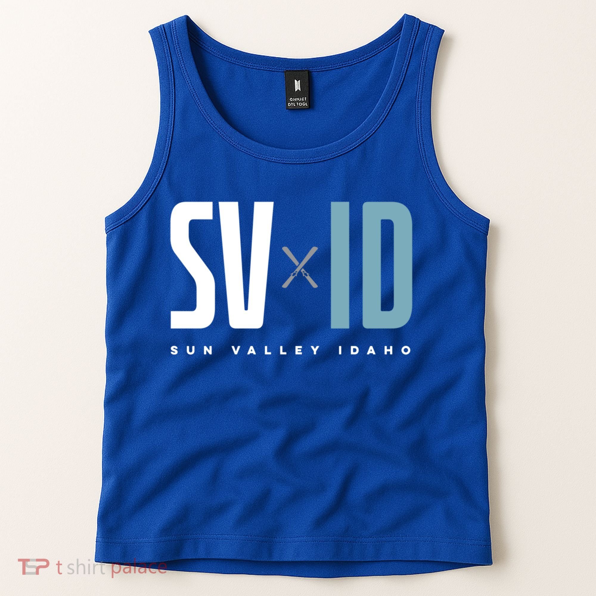 Sun Valley Idaho Graphic Ski Gift Tank Top