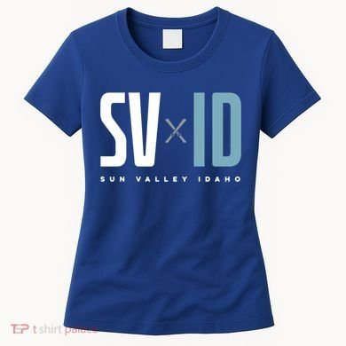 Sun Valley Idaho Graphic Ski Gift Women's T-Shirt