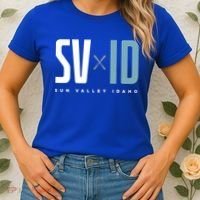 Sun Valley Idaho Graphic Ski Gift Women's T-Shirt thumb 2