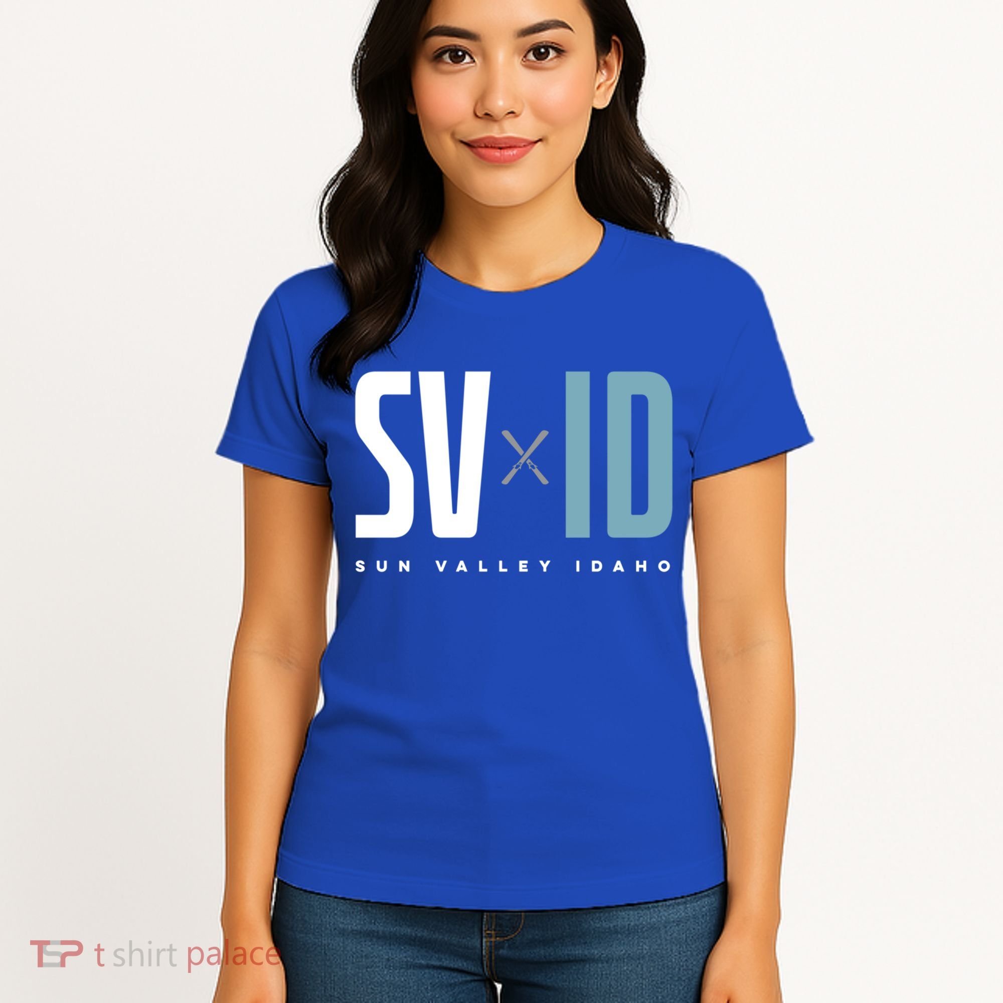 Sun Valley Idaho Graphic Ski Gift Women's T-Shirt