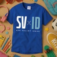 Sun Valley Idaho Graphic Ski Gift Kids T-Shirt thumb 3