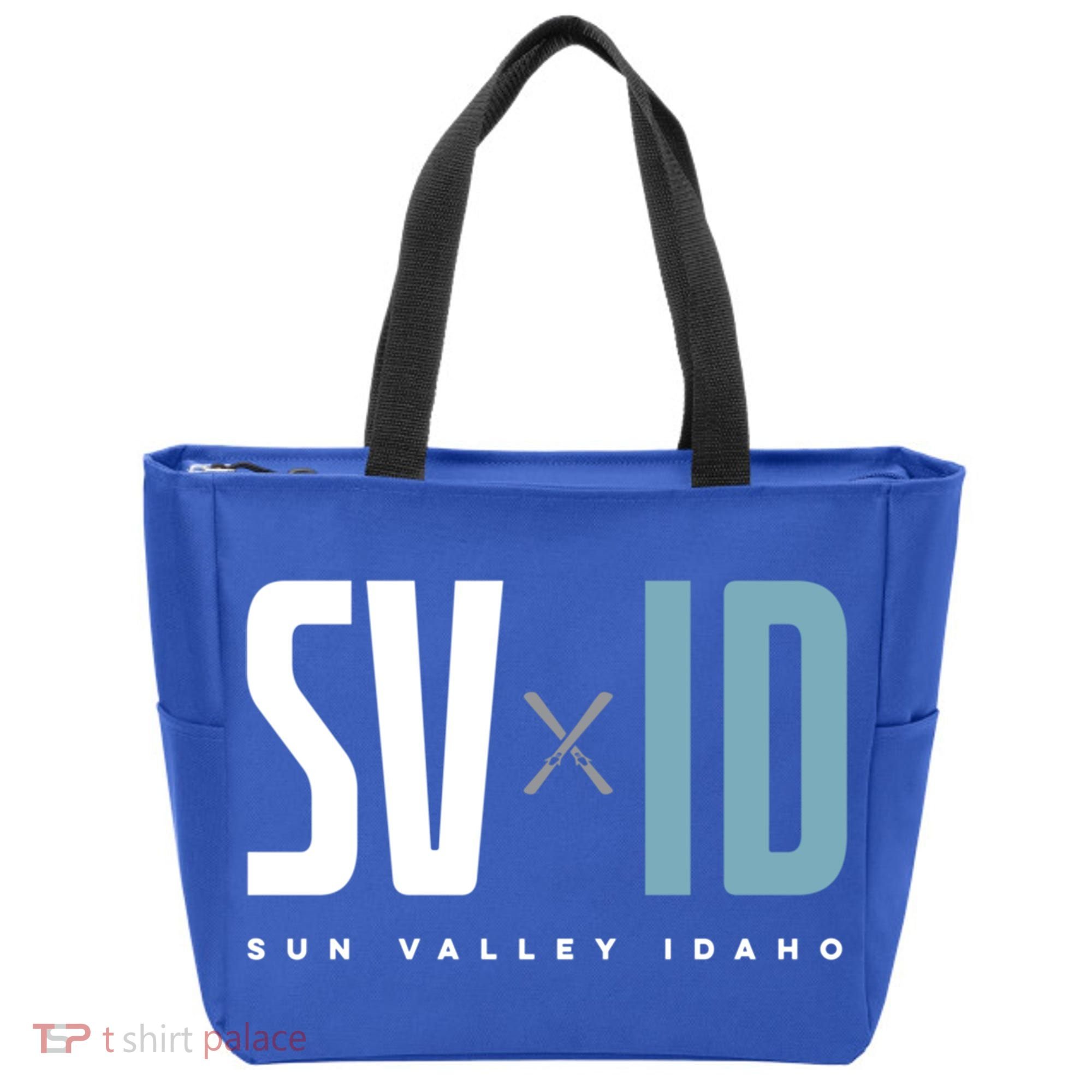 Sun Valley Idaho Graphic Ski Gift Tote Bag