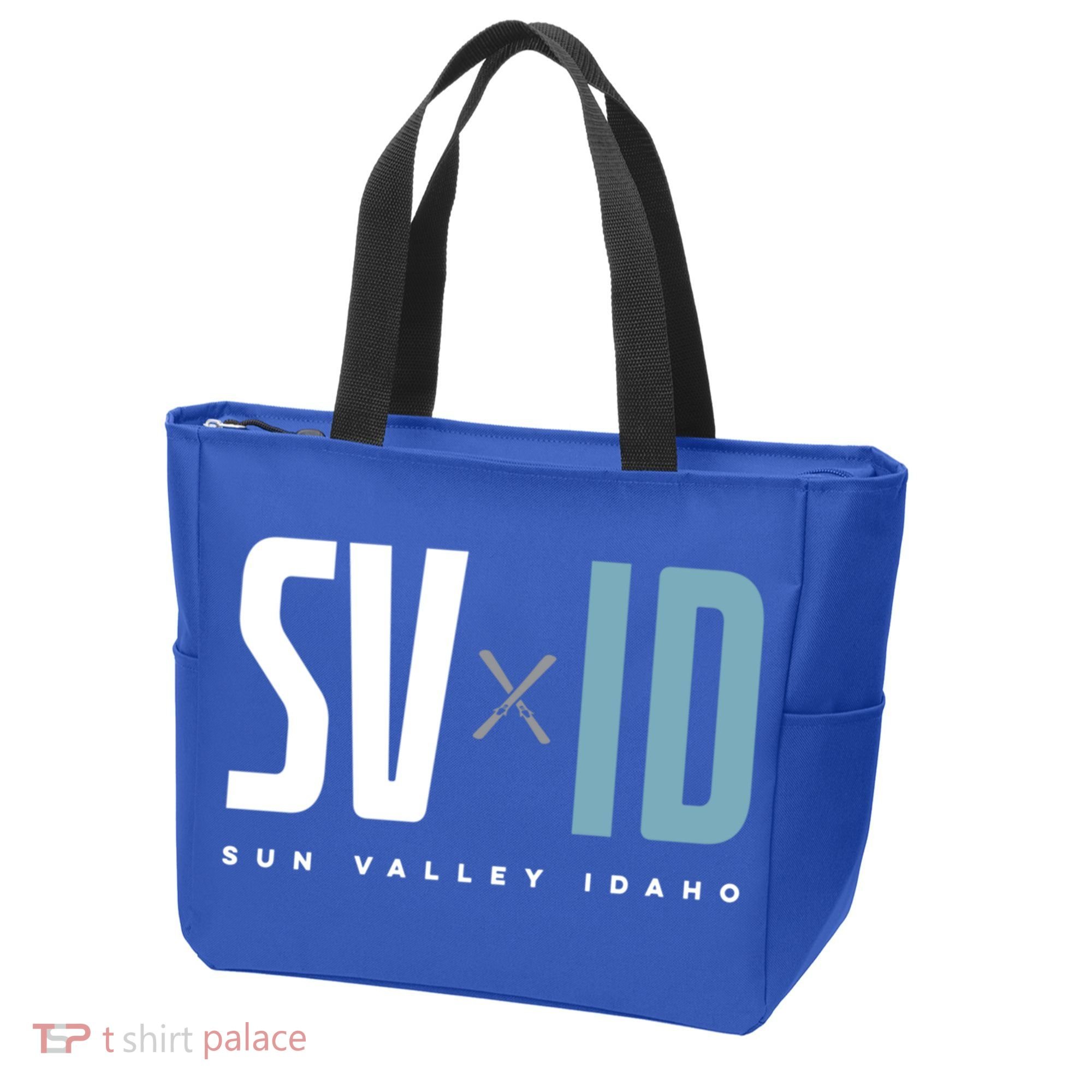 Sun Valley Idaho Graphic Ski Gift Tote Bag