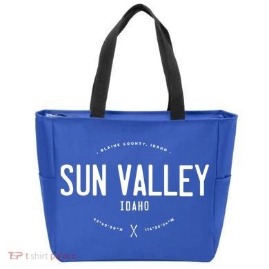 Sun Valley Idaho Graphic Distressed Vintage Ski Gift Tote Bag
