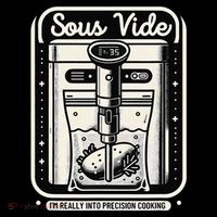 Sous Vide IM Really Into Precision Cooking Molecular Gastro USA-Made Doggie Bandana thumb 2