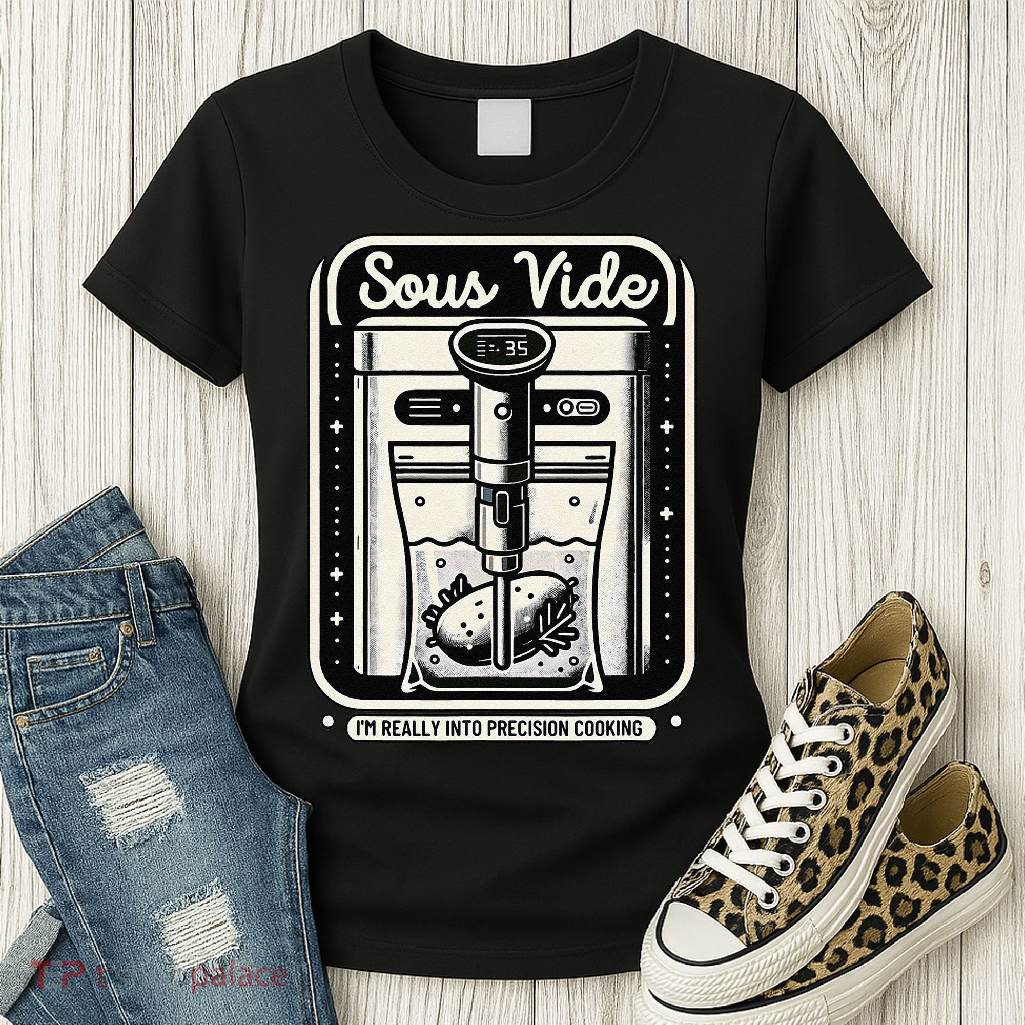 Sous Vide IM Really Into Precision Cooking Molecular Gastro Women's T-Shirt
