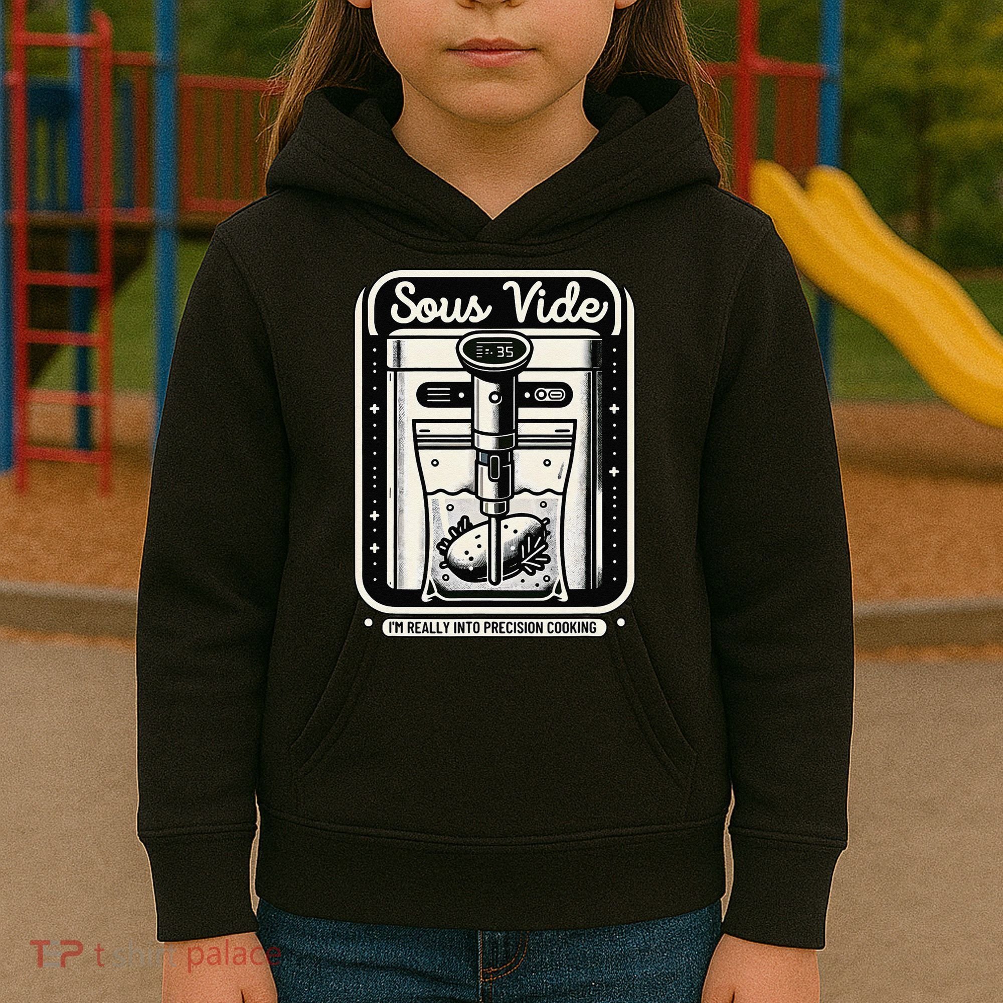 Sous Vide IM Really Into Precision Cooking Molecular Gastro Kids Hoodie
