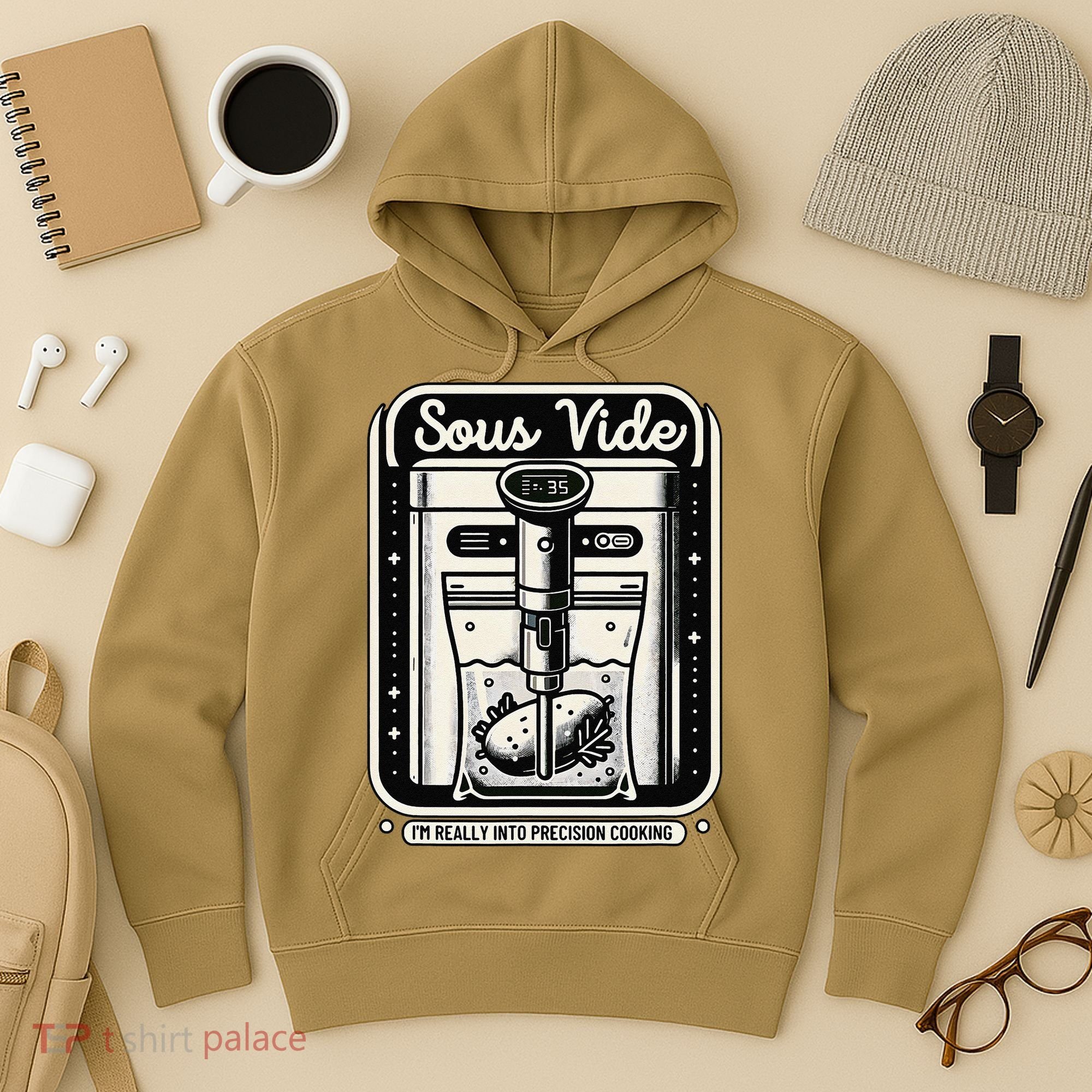 Sous Vide IM Really Into Precision Cooking Molecular Gastro Hoodie