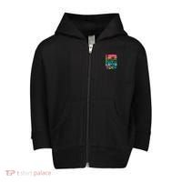Summer Vibes Lake Days Hello Summer Toddler Zip Fleece Hoodie thumb 0