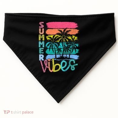 Summer Vibes Lake Days Hello Summer USA-Made Doggie Bandana