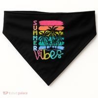 Summer Vibes Lake Days Hello Summer USA-Made Doggie Bandana thumb 0
