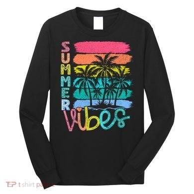 Summer Vibes Lake Days Hello Summer Long Sleeve Shirt