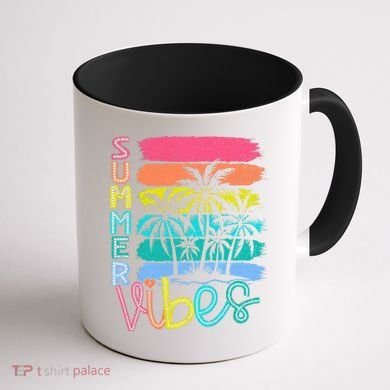 Summer Vibes Lake Days Hello Summer Coffee Mug back