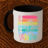 Summer Vibes Lake Days Hello Summer Coffee Mug thumb 2