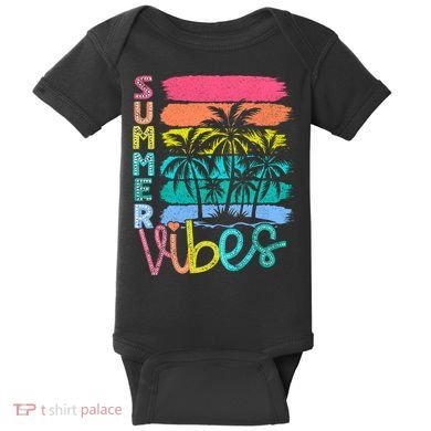 Summer Vibes Lake Days Hello Summer Baby Bodysuit