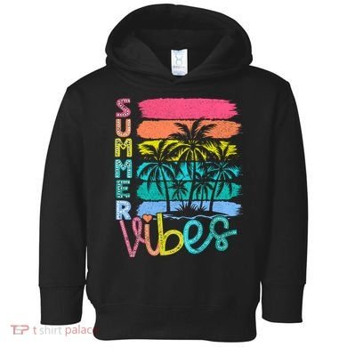 Summer Vibes Lake Days Hello Summer Toddler Hoodie
