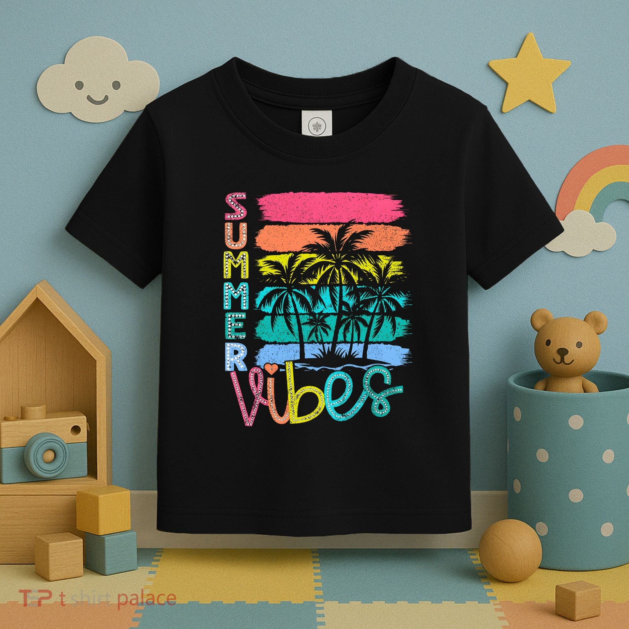 Summer Vibes Lake Days Hello Summer Toddler T-Shirt