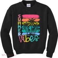 Summer Vibes Lake Days Hello Summer Kids Sweatshirt thumb 0