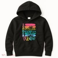 Summer Vibes Lake Days Hello Summer Kids Hoodie thumb 0