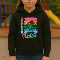 Summer Vibes Lake Days Hello Summer Kids Hoodie thumb 3