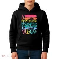Summer Vibes Lake Days Hello Summer Kids Hoodie thumb 4
