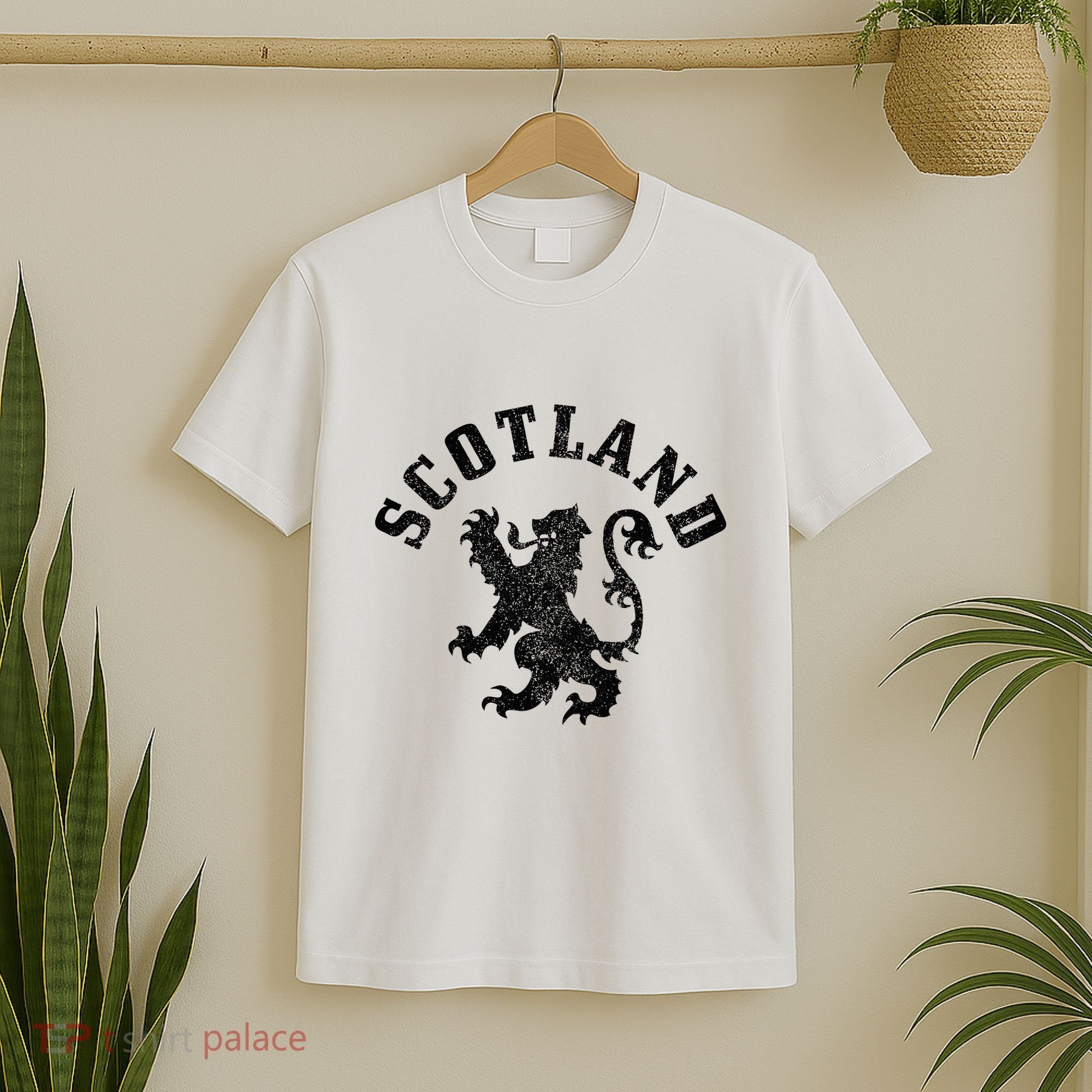 Scotland Vintage Lion Scottish Pride Gift Uk T-Shirt