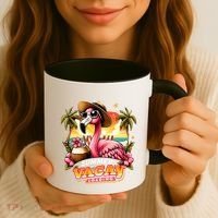 Summer Vacay Loading Hello Summer Cute Flamingo Family Trip Gift Coffee Mug thumb 3