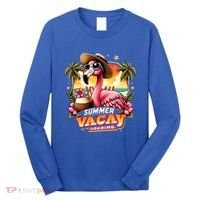 Summer Vacay Loading Hello Summer Cute Flamingo Family Trip Gift Long Sleeve Shirt thumb 0