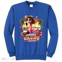 Summer Vacay Loading Hello Summer Cute Flamingo Family Trip Gift Sweatshirt thumb 0
