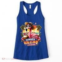 Summer Vacay Loading Hello Summer Cute Flamingo Family Trip Gift Women's Tank Top thumb 0