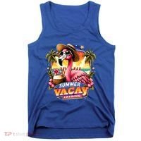 Summer Vacay Loading Hello Summer Cute Flamingo Family Trip Gift Tank Top thumb 0
