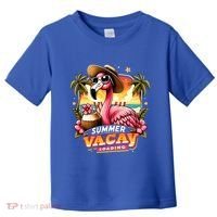 Summer Vacay Loading Hello Summer Cute Flamingo Family Trip Gift Toddler T-Shirt thumb 0