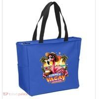 Summer Vacay Loading Hello Summer Cute Flamingo Family Trip Gift Tote Bag thumb 2