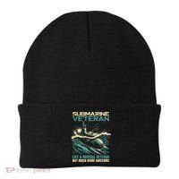 Submarine Veteran Like Normal Veteran But Much More Awesome Beanie thumb 0