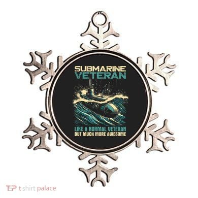 Submarine Veteran Like Normal Veteran But Much More Awesome Ornament