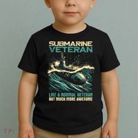 Submarine Veteran Like Normal Veteran But Much More Awesome Toddler T-Shirt thumb 2