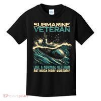 Submarine Veteran Like Normal Veteran But Much More Awesome Kids T-Shirt thumb 0