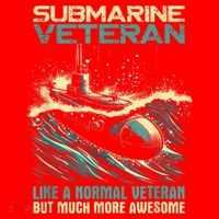 Submarine Veteran Like Normal Veteran But Much More Awesome Santa Hat thumb 1
