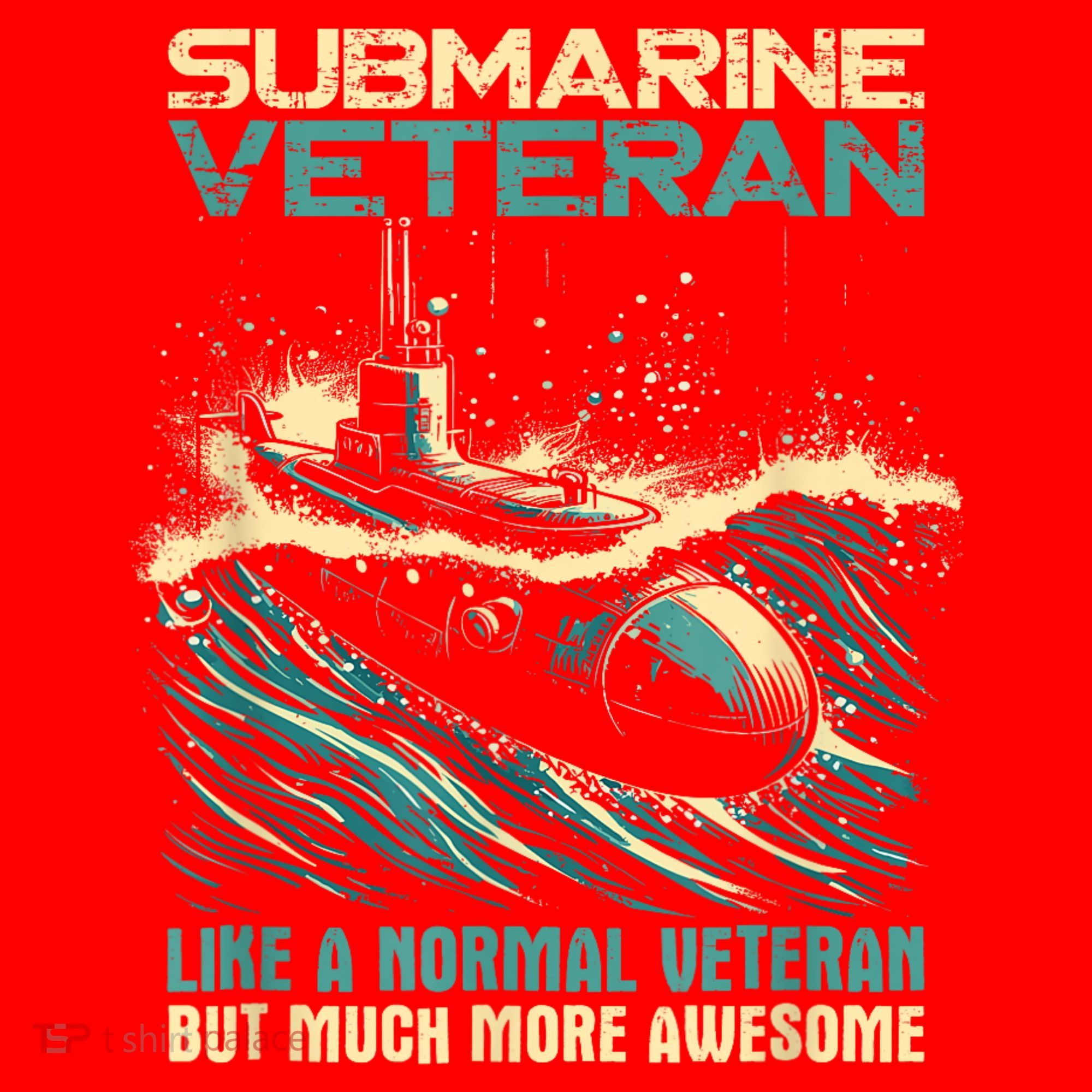Submarine Veteran Like Normal Veteran But Much More Awesome Santa Hat