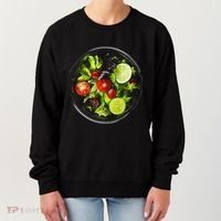 Saladkit Vegetable Motif Illustration Salad Kit Women's Sweatshirt thumb 0