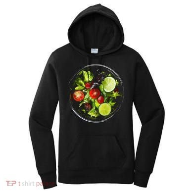 Saladkit Vegetable Motif Illustration Salad Kit Women's Hoodie