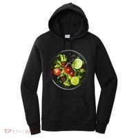 Saladkit Vegetable Motif Illustration Salad Kit Women's Hoodie thumb 0